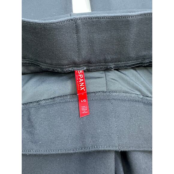 SPANX Black PerfectFit Ponte Slim Straight Pants Women’s Size L - Picture 9 of 9